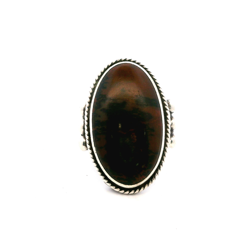 Sterling Silver Jasper Ring