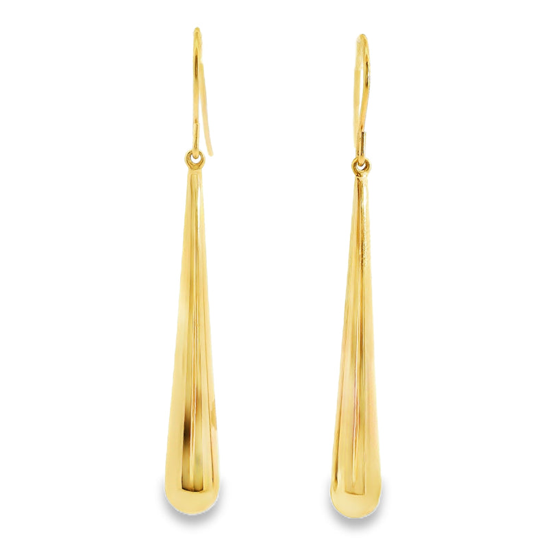 14K YG Drop Earrings