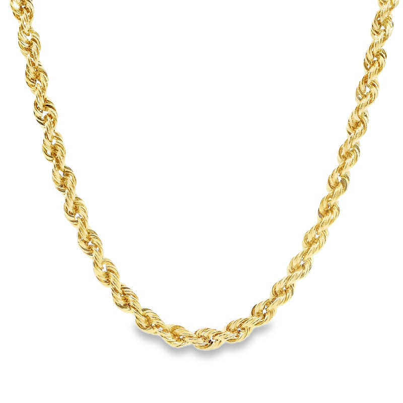 14K YG Rope Chain 20