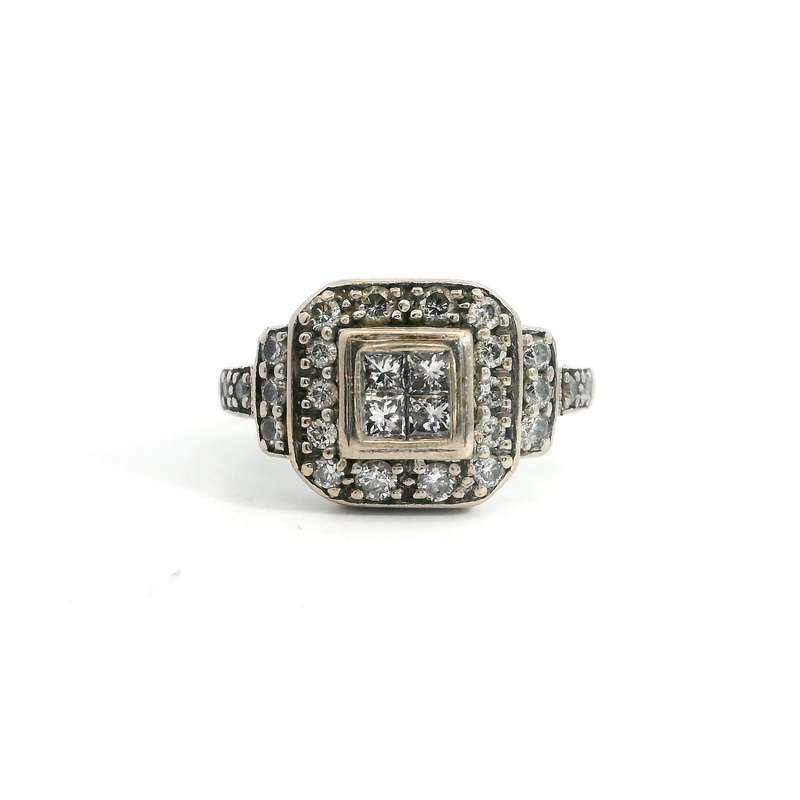 14K WG Diamond Ring