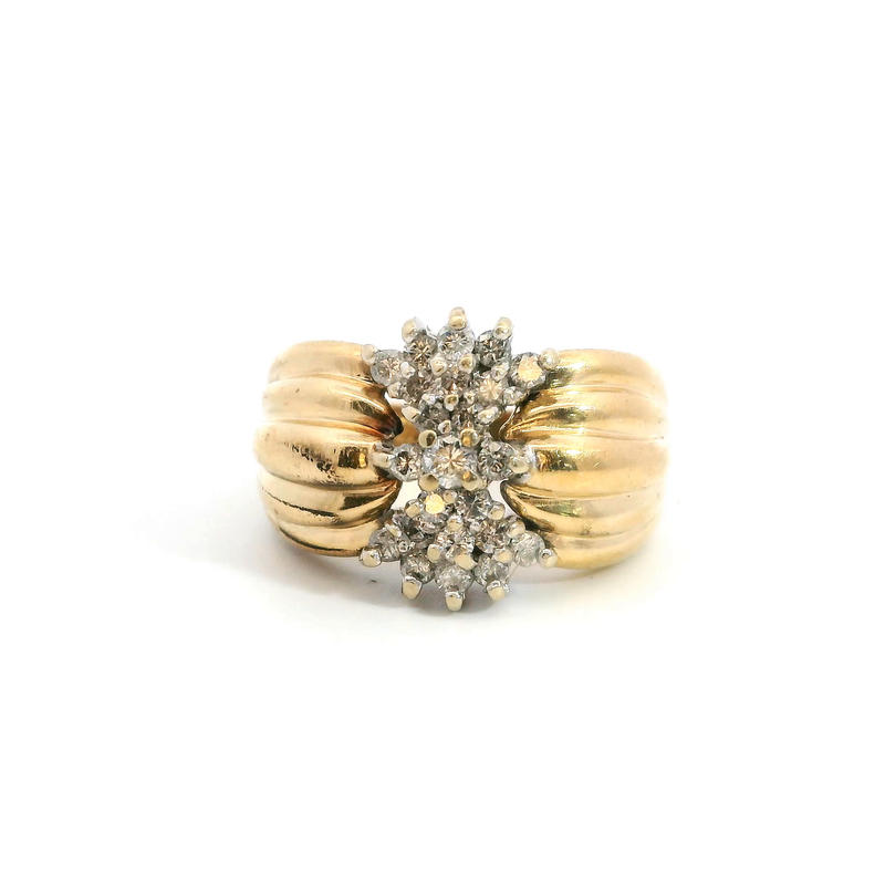 14K YG Diamond Fashion Ring
