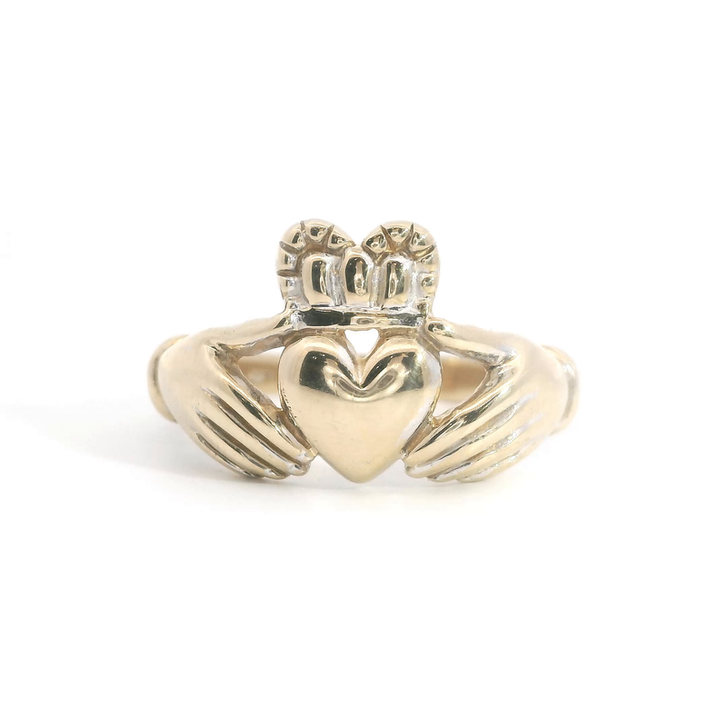 14K YG Claddagh Ring