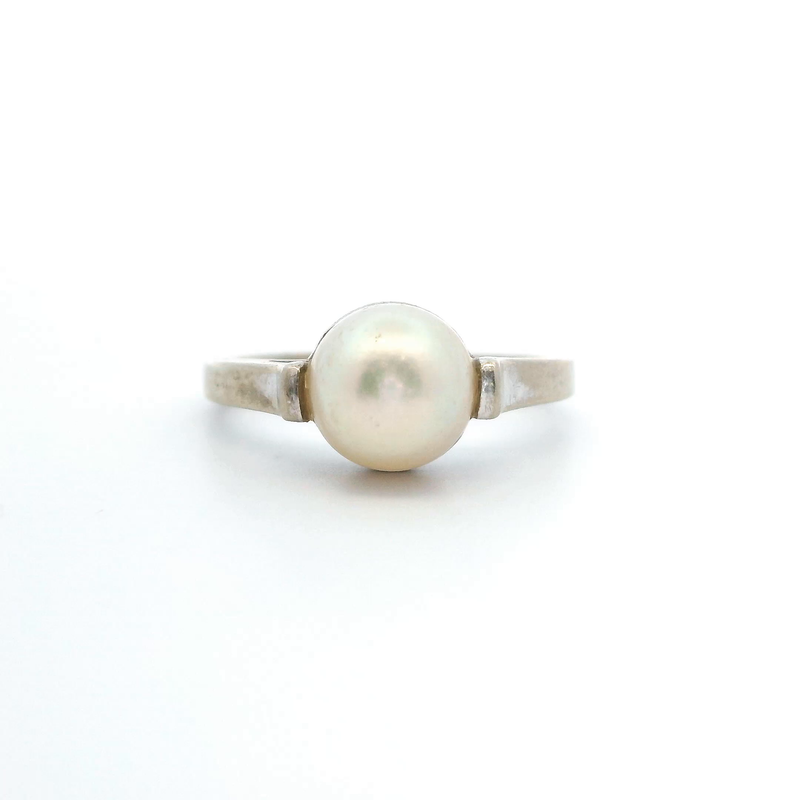 10K WG Pearl Ring