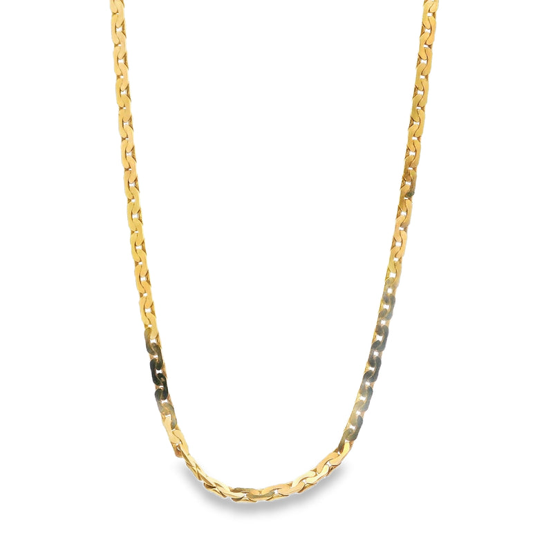 14K YG Serpentine Chain