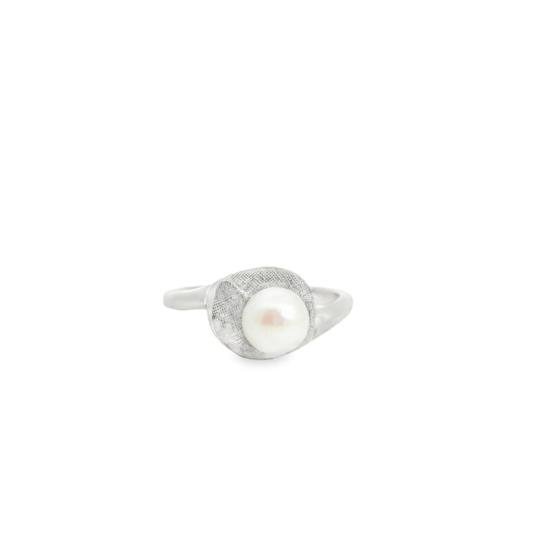 10K WG Pearl Ring