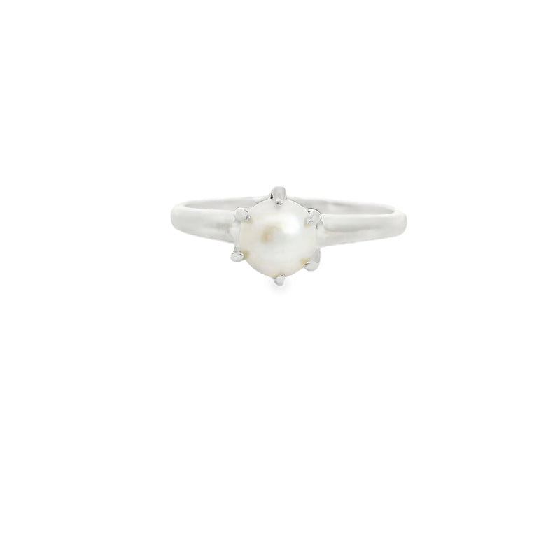 10K WG Pearl Ring