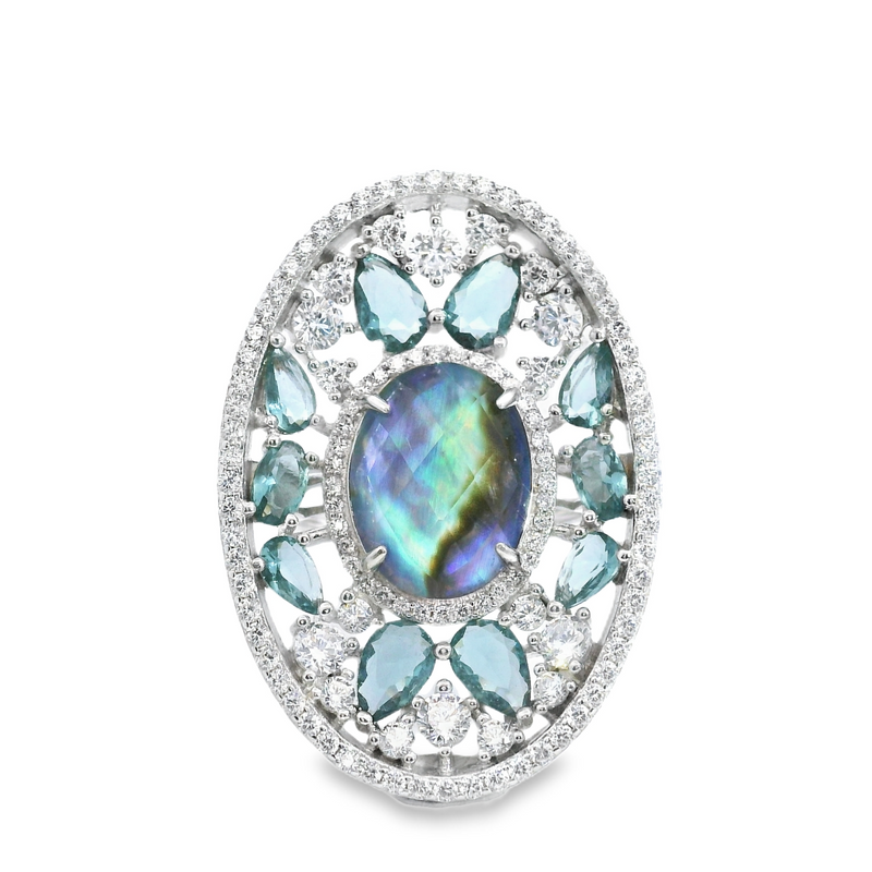 Sterling Silver Gemstone Ring