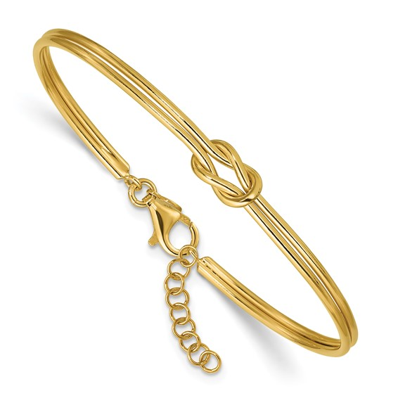 Gold Plated Knot Bracelet