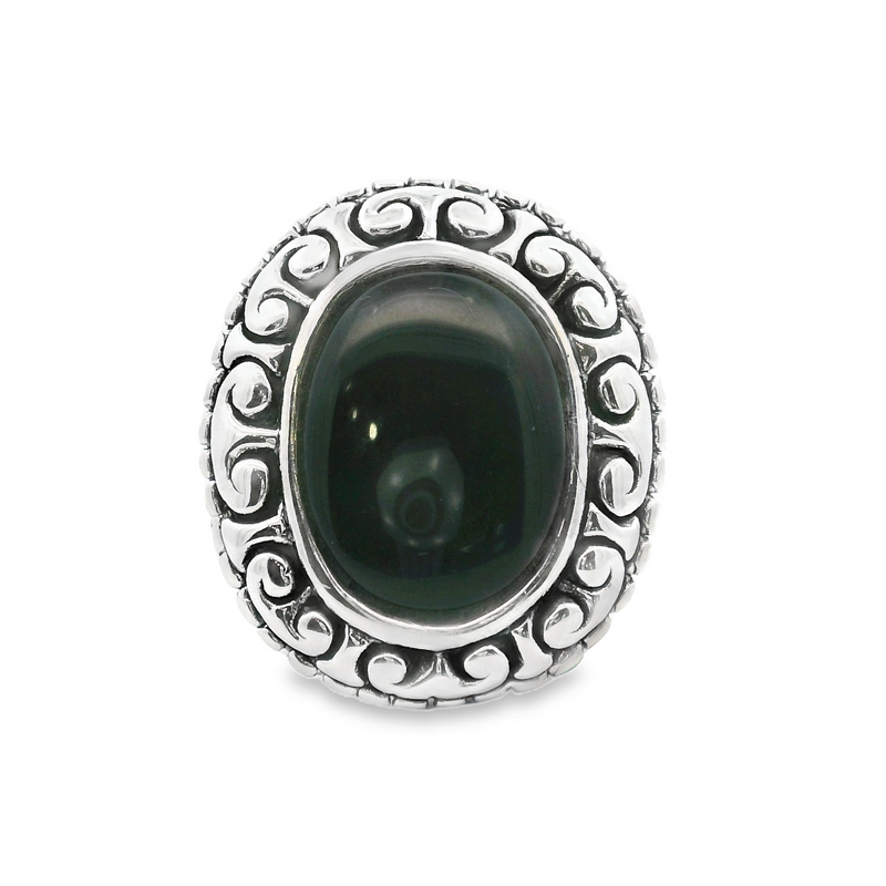 Sterling Silver Black Onyx Ring