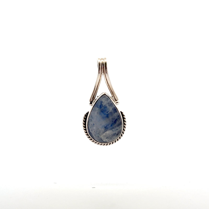 Sterling Sliver Rainbow Moonstone Pendant