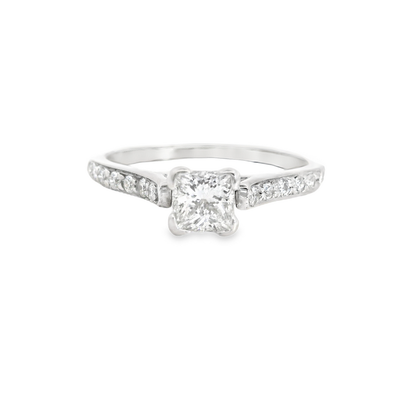 14K WG Diamond Engagement Ring