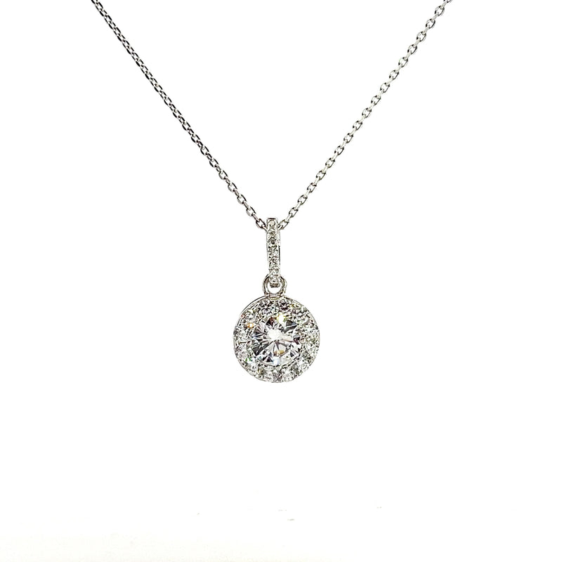 Sterling Silver CZ Necklace