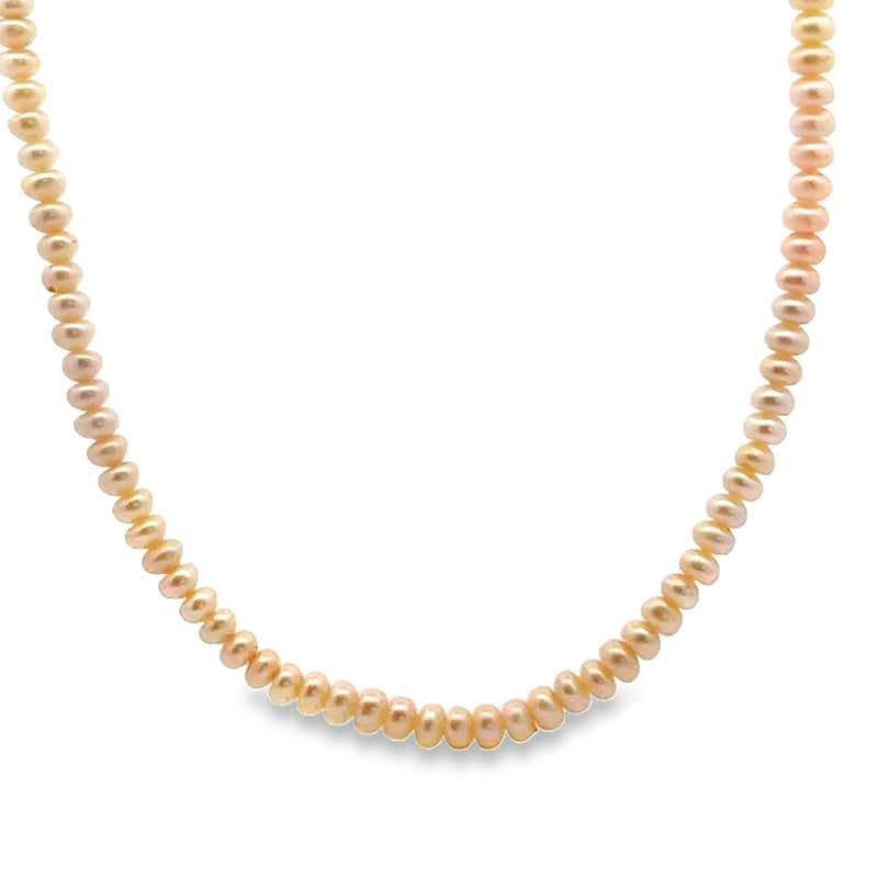 10K YG Freshwater Pearl Necklace