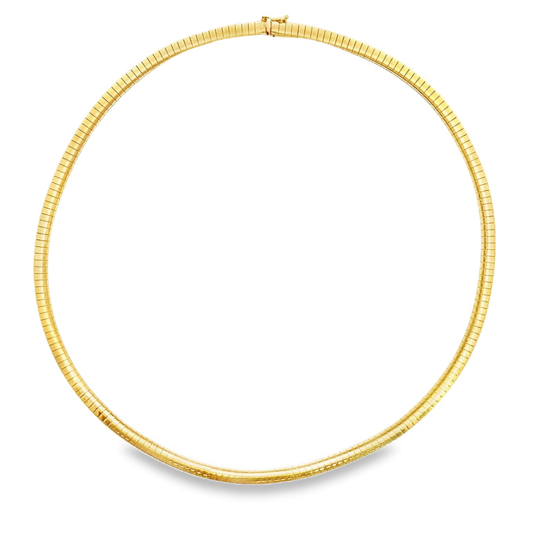 14K YG Omega Necklace 16