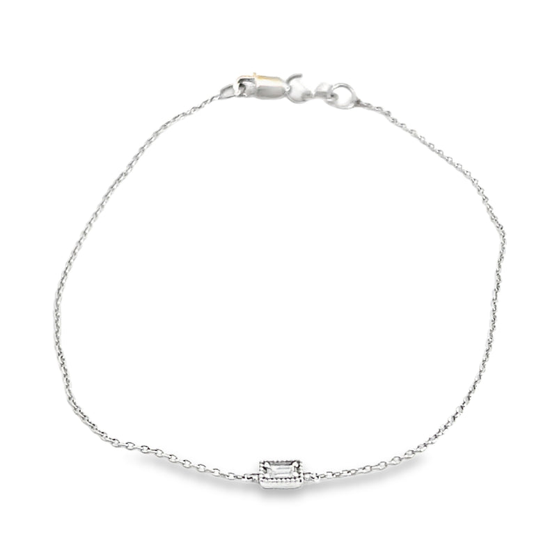 14K WG Diamond Bracelet