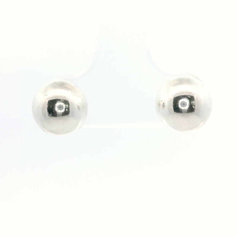 Sterling Silver 8mm Ball Post Earrings