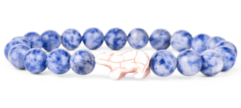 Polar Bear Tracking Bracelet in Igloo Blue