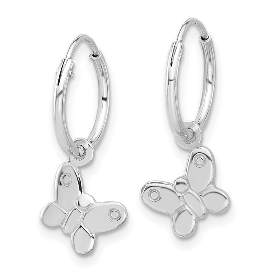 Sterling Silver Butterfly Earrings