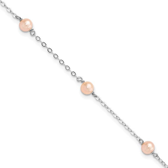 Childrens Sterling Pearl Bracelet