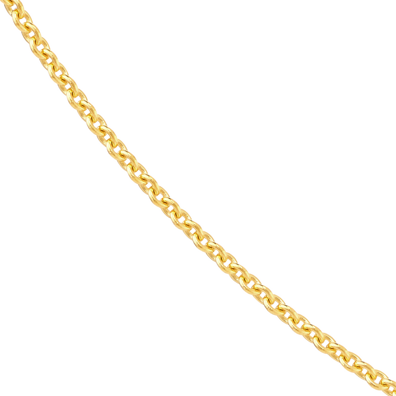 10K YG 0.9mm Adjustable Cable Chain 16-18