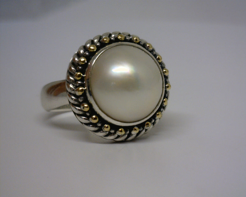 STERLING SILVER & 18K YG