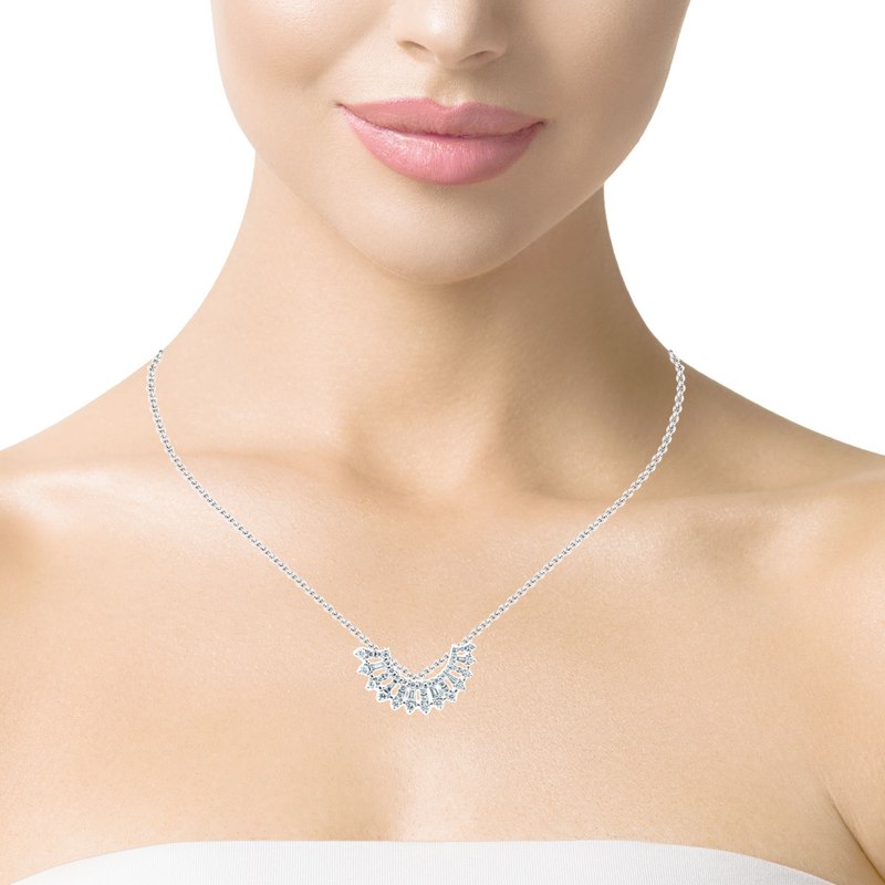 18K WG Diamond Necklace