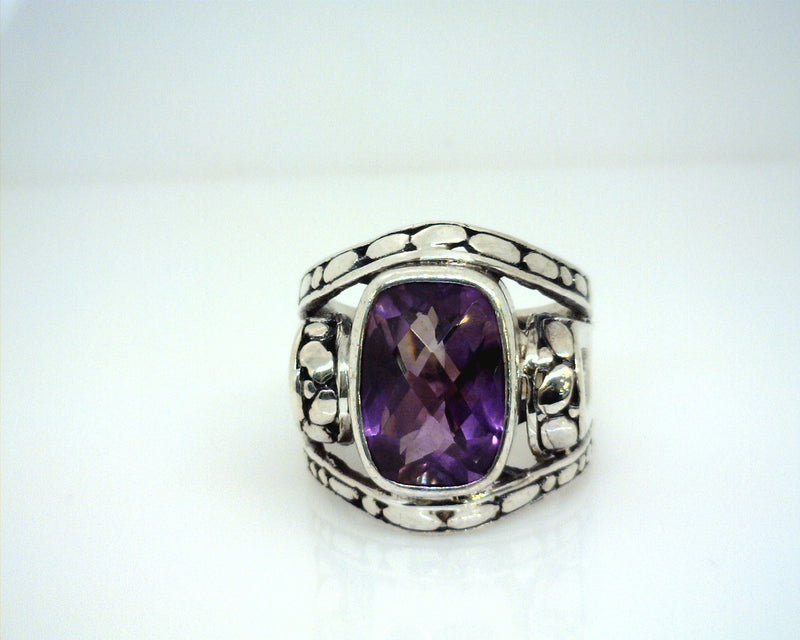 Sterling Silver Amethyst Ring
