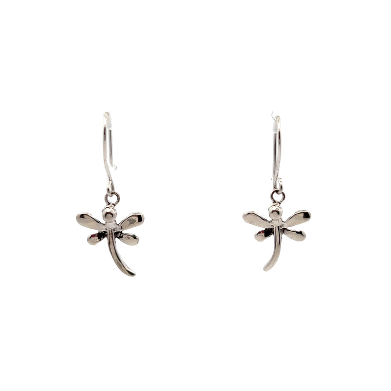 Sterling Silver Dragonfly Earrings