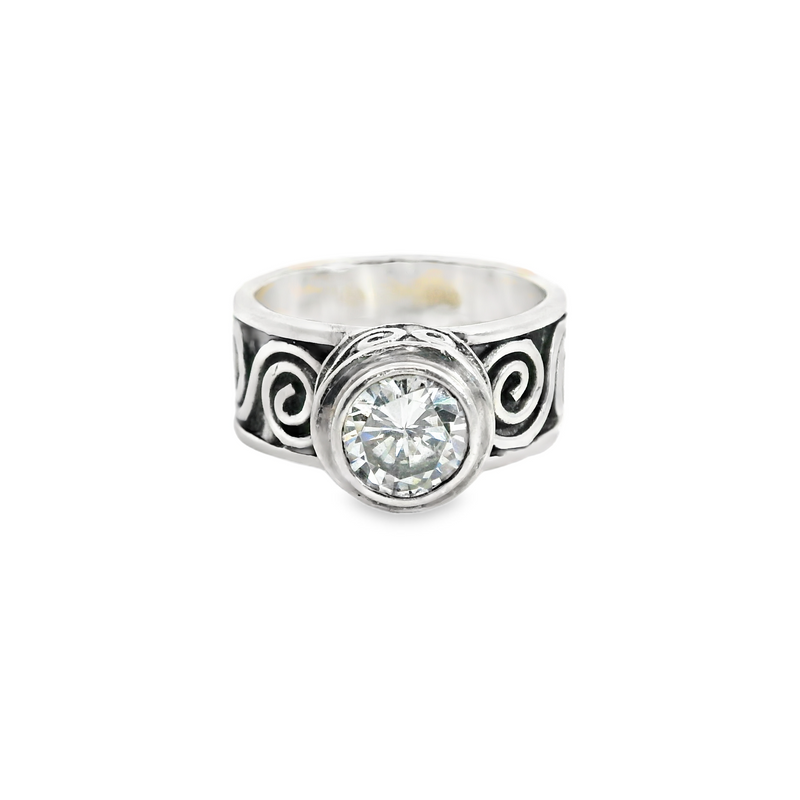 Silpada Sterling Silver & CZ Ring