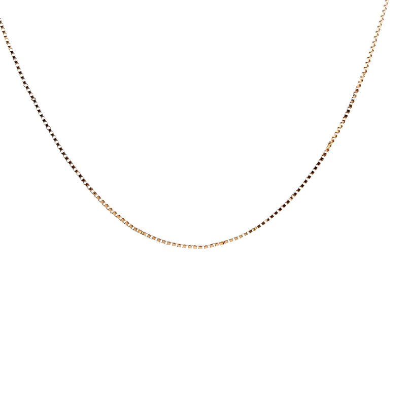 14K YG Box Chain