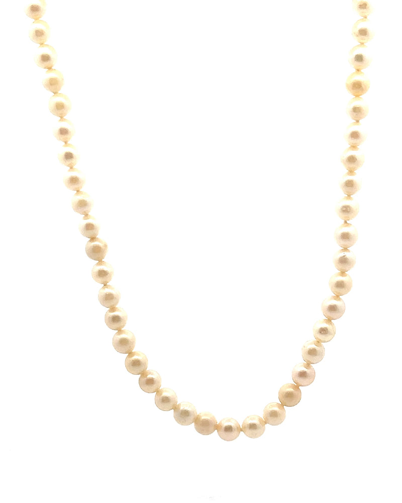 14K YG Freshwater Pearl Necklace 16