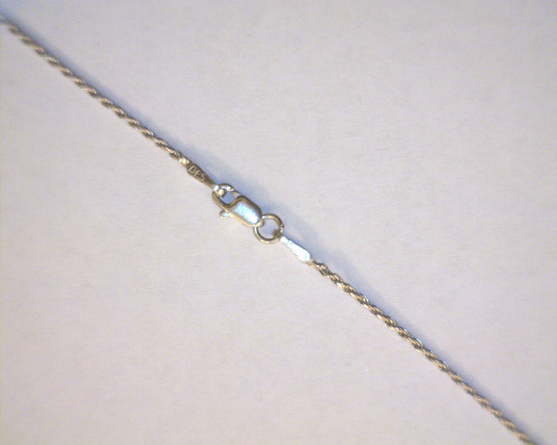 14K WG ROPE CHAIN 14