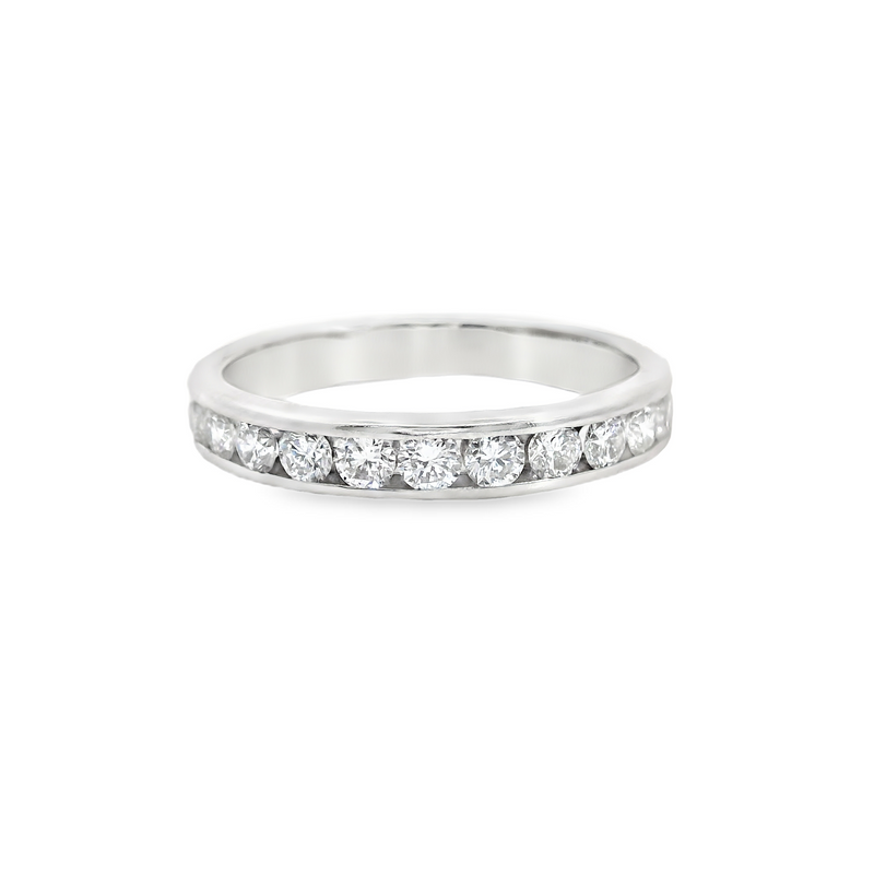 14K WG Channel Set Diamond Band