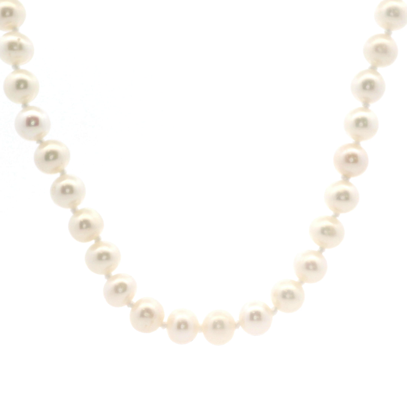 Sterling Silver Freshwater Pearl Necklace 16