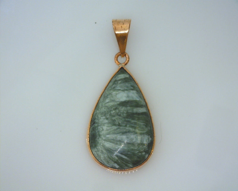 COPPER SERAPHANITE PENDANT