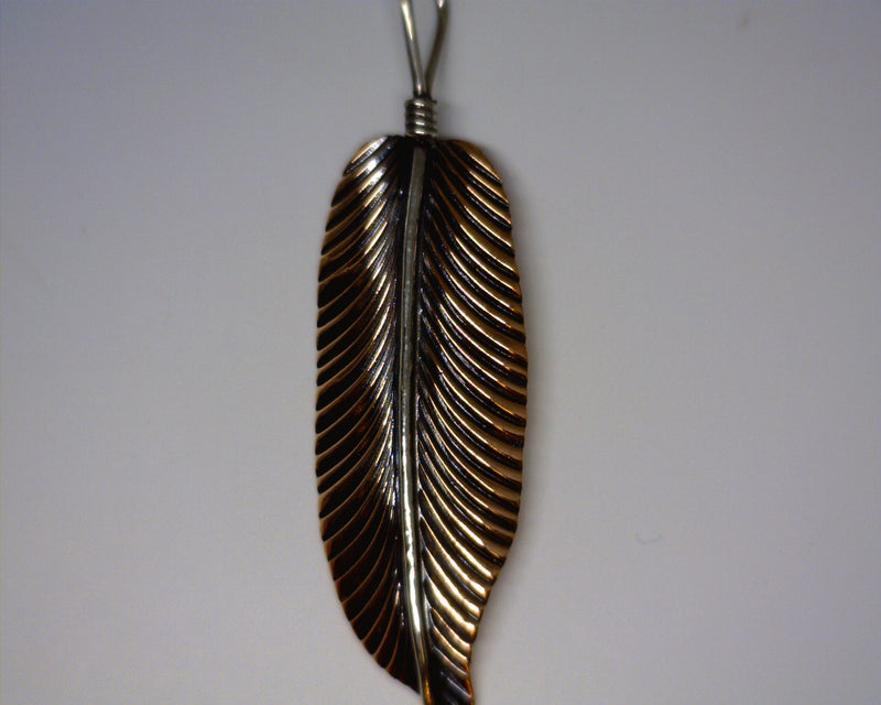 STERLING SILVER & COPPER FEATH