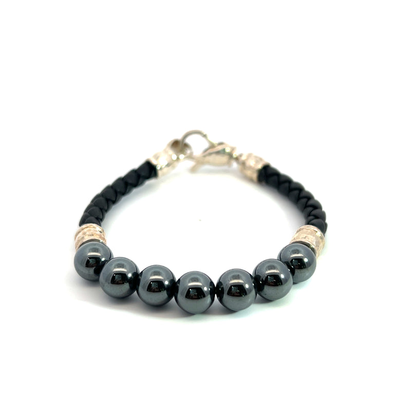 JAI by John Hardy Leather & Hematite Bracelet 7