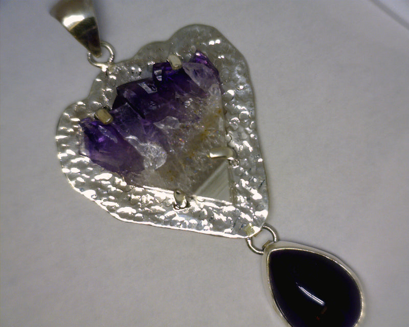 STERLING SILVER AMETHYST PENDA