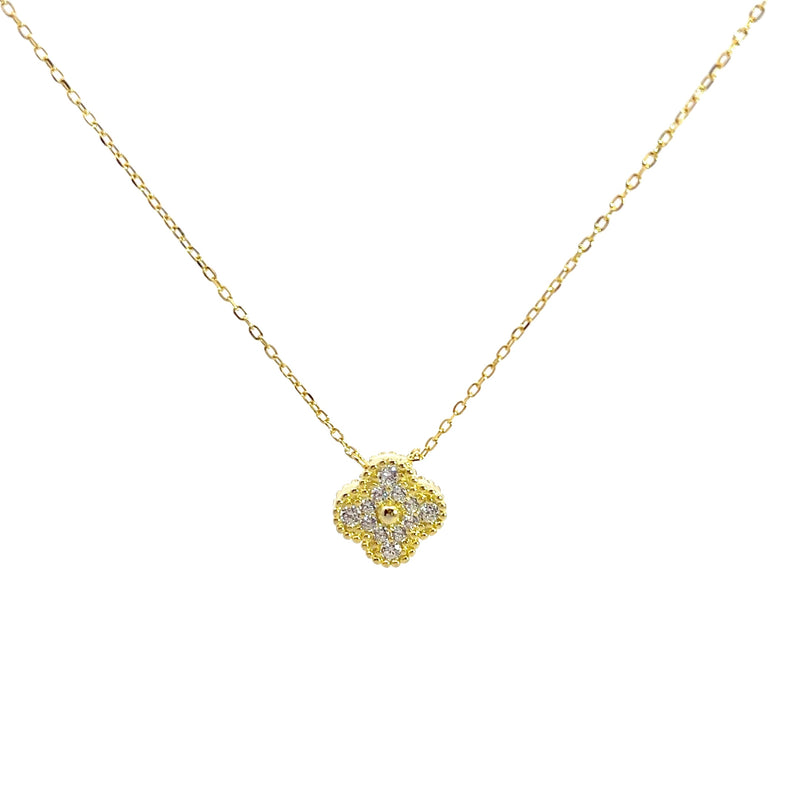Gold Plated CZ Necklace