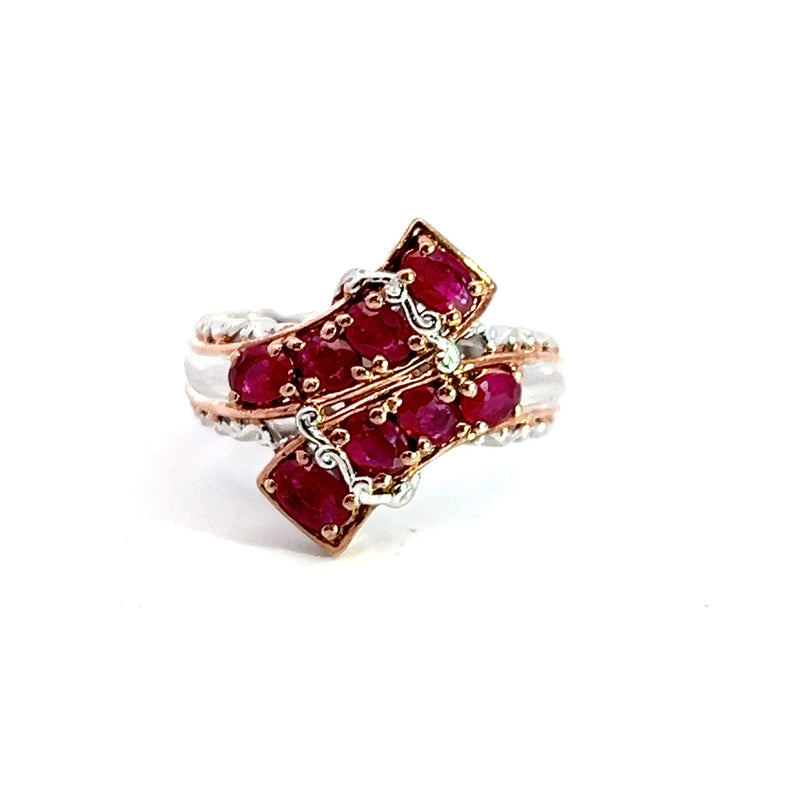Sterling Silver Ruby Ring