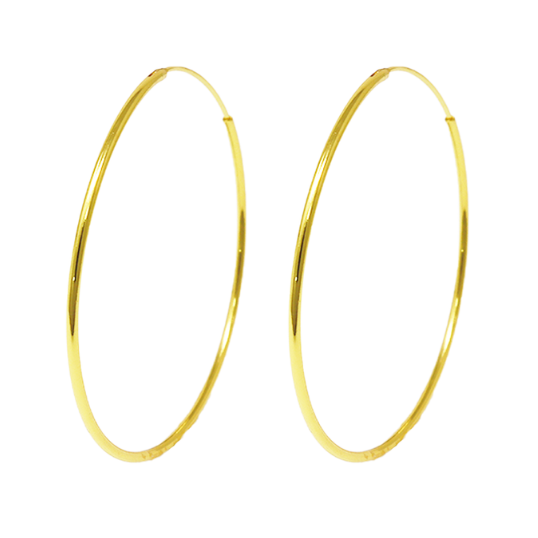 Gold Plated Hoop Earrings