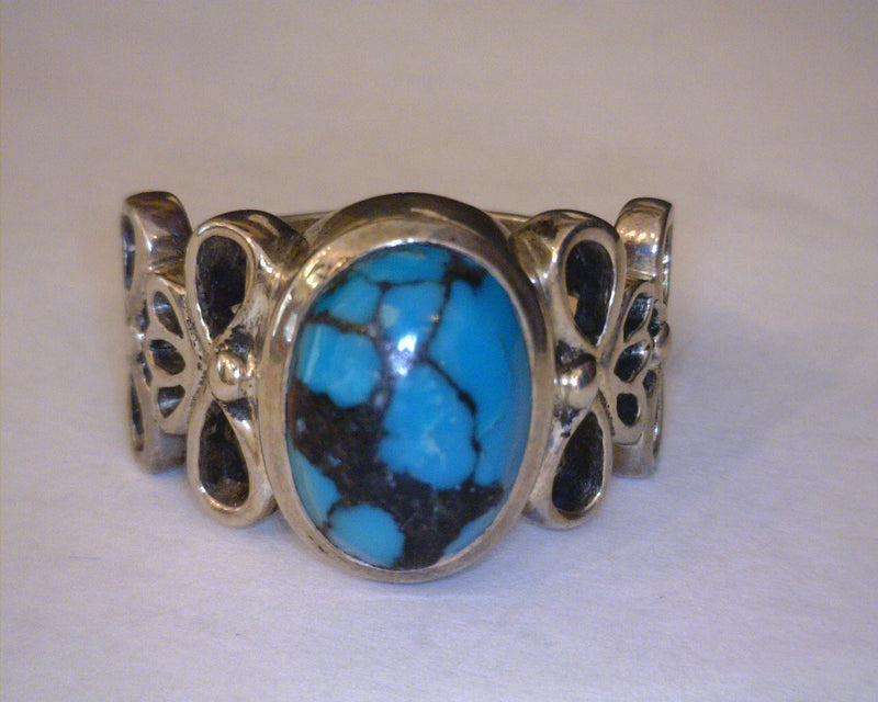 SS TURQUOISE RING