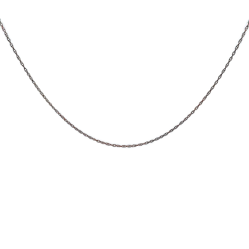 14K RG Loose Rope Chain 18