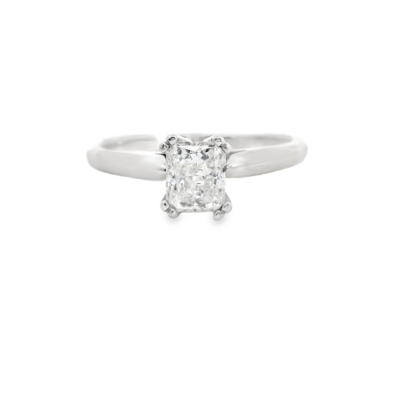 14K WG SOLITAIRE RING