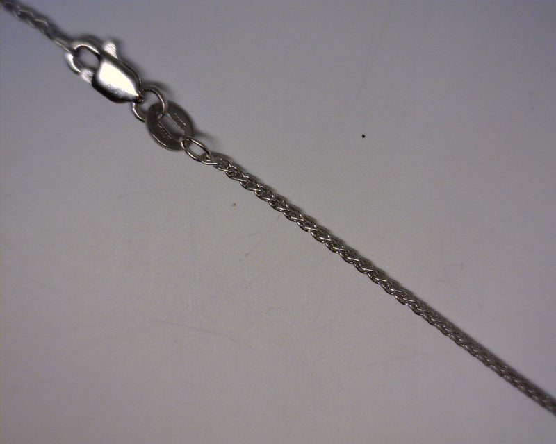 14K WHITE GOLD 18