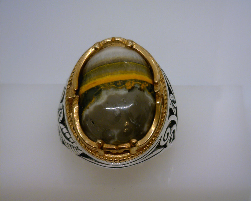 STERLING SILVER & GOLD PLATE B