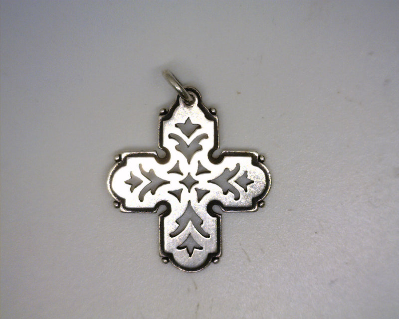 SS Open Cutout Style Cross Pendant