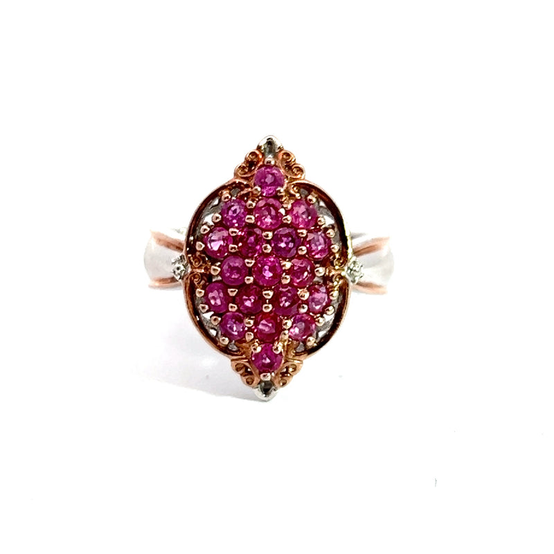 Sterling Silver Ruby Ring