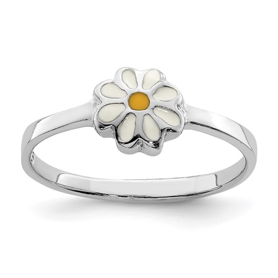 Sterling Daisy Children's Ring