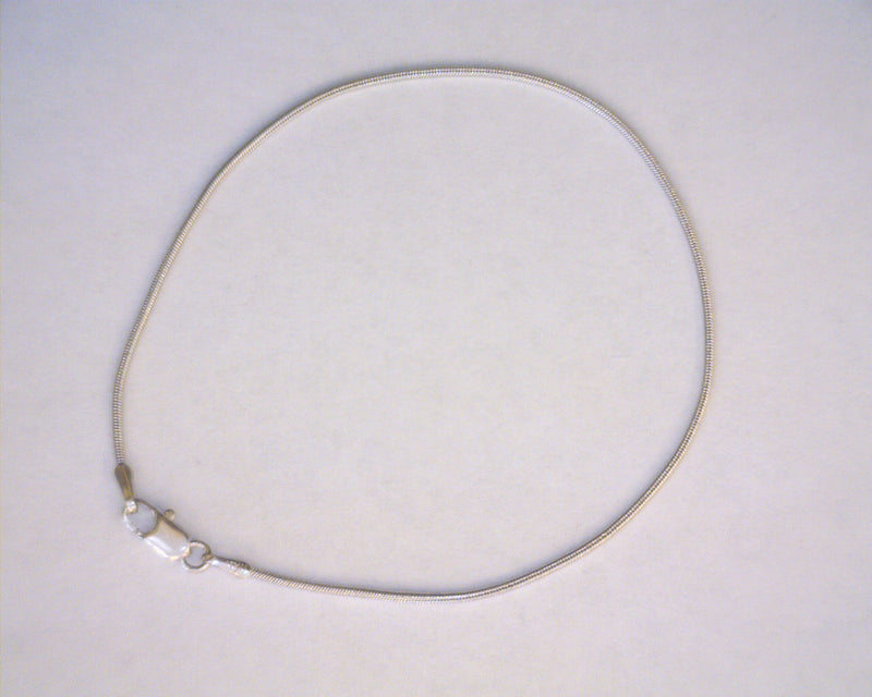 14K WG SNAKE CHAIN BRACELET 7